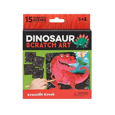Crocodile Creek Scratch Art Dinosaur