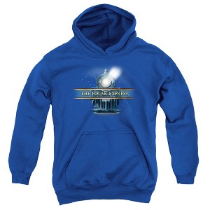 Boys’ Polar Express Train Logo Hooded Sweatshirt - 1 of 4