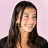 scünci Kids Polyband Elastics Hair Ties with Reusable Pouch - Pink/Black/Clear - 450pcs - 2 of 4