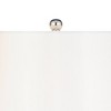 Possini Euro Design Pablo Modern Table Lamp with Round Riser 28 1/2" Tall Blue Art Glass White Drum Shade for Bedroom Living Room Bedside Nightstand - 2 of 4