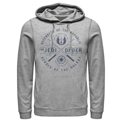 Men\'s Star Wars Jedi Hoodie Order Over : Pull Emblem Target