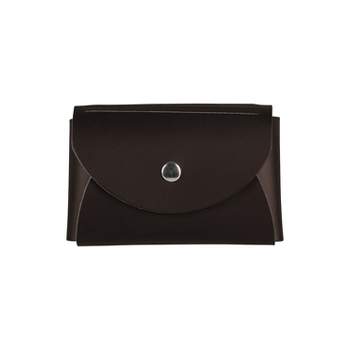YSL Black Grained Calfskin Envelope Wallet-On-Chain (WOC) QTB1VD18KB029