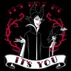 Juniors Womens Sleeping Beauty Maleficent Valentine's Day It's Not Me, It's You T-Shirt - image 2 of 4