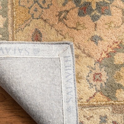Handmade Multi Beige Wool 2' x 3' Tufted Accent Rug
