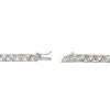 Slickblue Luxurious 18" Necklace with 35.28 Carat CZ, Gold or Silver Finish, Trillion Cut, Women's Jewelry - 3 of 4
