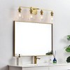 Elegant Lighting Ronnie 4 light Brass and Clear Bath Sconce - 2 of 4