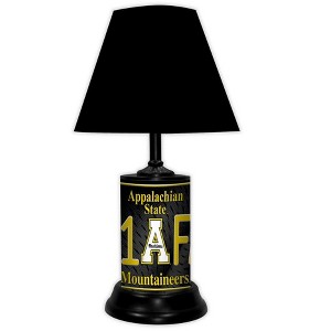 NCAA 18-inch Desk/Table Lamp with Shade, #1 Fan with Team Logo, Appalachian State Mountaineers - 1 of 3