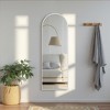 Gold 65x22 inch Metal Arch Stand Full Length Mirror - 2 of 4