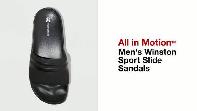 Men's Winston Sport Slide Sandals - All in Motion™, 2 of 6, play video