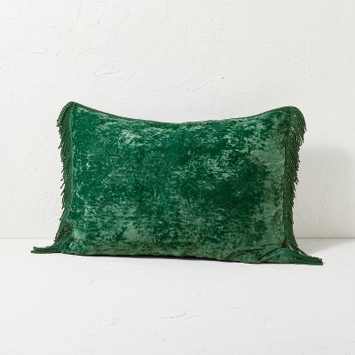 Standard Sun Stitched Vintage Velvet Quilt Sham Jade - Opalhouse ...