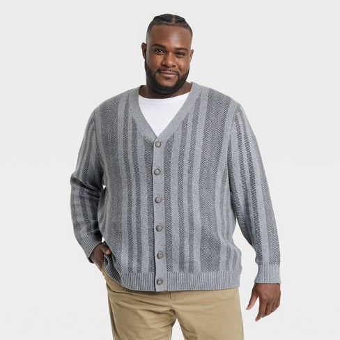 Men's Big u0026 Tall Striped Hooded Pullover Sweater - Goodfellow u0026 Co™ Light  Gray 4xl : Target