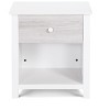 NicBex Nightstand with 1 Drawer and Open Storage Modern Bedside Table End Table for Bedroom, Living Room, Study - 2 of 3