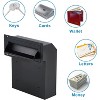 Acekool Steel Locking Wall Mount Mailbox, Security Key Drop Box for Outdoor, for Parcels & Letter Collection - 4 of 4