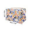 Unique Bargains Women Colored Flowers Makeup Bag 1 Pc - 3 of 3
