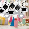 Big Dot of Happiness Silver Graduation Class of 2025 Decorations Hanging Swirls - Set of 40 - 2 of 4
