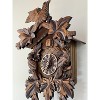 Cuckoo Clock With Seven Hand-Carved Maple Leaves and Three Birds – 16 Inch Quartz Movement by River City Clocks - 3 of 4