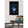 Trends International Episodic Drawing - Blue Thistle And Cat Framed Wall Poster Prints - 2 of 4