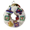 Christopher Radko 5.0 Inch What Wonders Await Wreath Ornament Babys 1St Christmas Tree Ornaments - 2 of 3