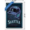 Trends International MLB Seattle Mariners - Neon Helmet 23 Framed Wall Poster Prints - 3 of 4