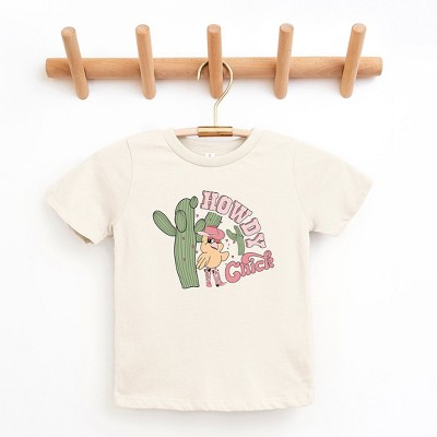 The Juniper Shop Howdy Chick Toddler Short Sleeve Tee