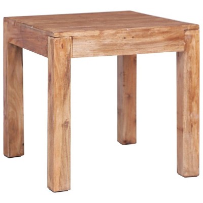 vidaXL Solid Wooden Coffee Table 20.9"x19.7"x19.7" - Handmade Side Couch Table with Unique Design, Features Authenticity of The Reclaimed Wood