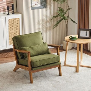 Karl Home Upholstered Single Lounge Chair Accent Chair - 1 of 1
