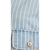 Women's Street Stripes Oversized Denim Shacket - GILLI - 4 of 4