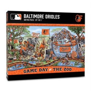 MLB Baltimore Orioles Game Day at the Zoo Jigsaw Puzzle - 500pc - 1 of 3