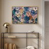 Art Remedy Jewel Flowers Colorful buterfly and flowers wall art Framed - 2 of 4