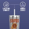 NBA Officially Licensed 25oz Stainless Steel Rhinestones Tumbler in Limited Edition Gift Box - 4 of 4