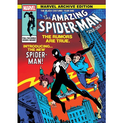 Marvel Archive Edition: Amazing Spider-Man - The Black Costume: Year One Gallery Edition Ron Frenz Original First Issue Cover - (Hardcover)