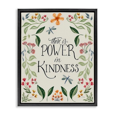 Stupell Industries Floral Power in Kindness, 17" x 21"