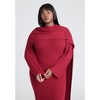 ELOQUII Women's Plus Size Scarf Sweater Dress - 4 of 4