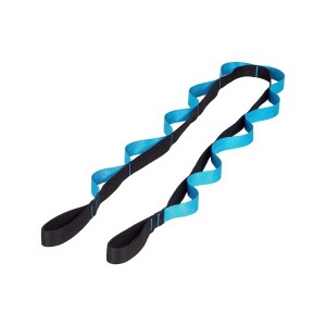 Toyzone World Blue Black Nylon Yoga Strap - 1 of 3