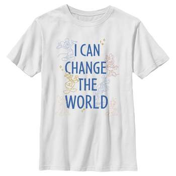 Boy's Mickey & Friends Change The World T-Shirt