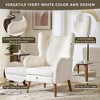 PAGED Accent Chair Upholstered Living Room Chairs with Wood Frame, Comfy Chair for Living Room, Study - 2 of 4
