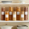 Talented Kitchen 144 Pantry Labels for Containers for Food Storage, Preprinted Gold All Caps Fine Line on Matte White Vinyl Stickers - 2 of 4