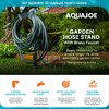 Sun Joe Steel Garden Hose Stand with Brass Faucet and Quick Install Anchor Base, Gray – Heavy Duty Metal Outdoor Gardening System - 2 of 4