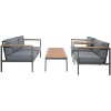 Chicopee 4 Pc Living Set - Indoor/Outdoor - PAT7725 - Safavieh - 3 of 4
