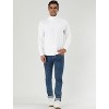 INSPIRE CHIC Men's Slim Fit Long Sleeve Pullover Turtleneck T-Shirt - 3 of 4
