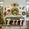 70 Inch Farmhouse Fireplace TV Stand with 36" Electric Fireplace for 80 Inch TVs, Entertainment Center with 8 Drawer - 2 of 4