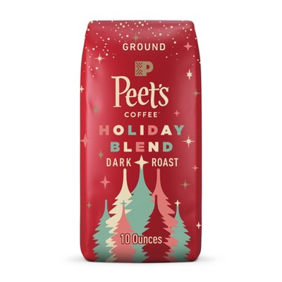 Peet's Dark Roast Holiday Blend Ground Coffee - 10oz