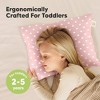 KeaBabies Toddler Pillow - Soft Organic Cotton Kids Pillows for Sleeping - Travel Pillow for Kids Age 2-5 - 2 of 4