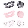 Hudson Baby Infant Girl 12Pc Headband and Scratch Mitten Set, Lady Bug, 0-6 Months - 2 of 2