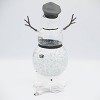 Roman 11" Lighted Swirl Snowman Police - 2 of 4