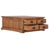 vidaXL Coffee Table Natural Teak Solid Teak Wood Standard Coffee Table - 3 of 4