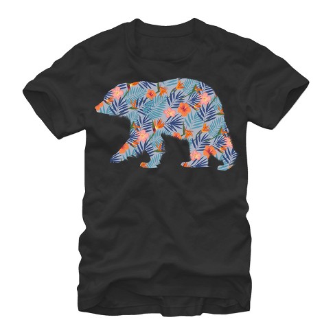 Bror Supermarked Derfra Men's Lost Gods Hawaiian Print Bear T-shirt : Target