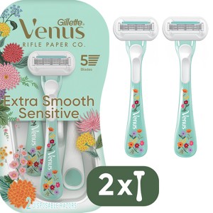 Venus + Rifle Paper Co. Extra Smooth Sensitive 5-Blade Women's
