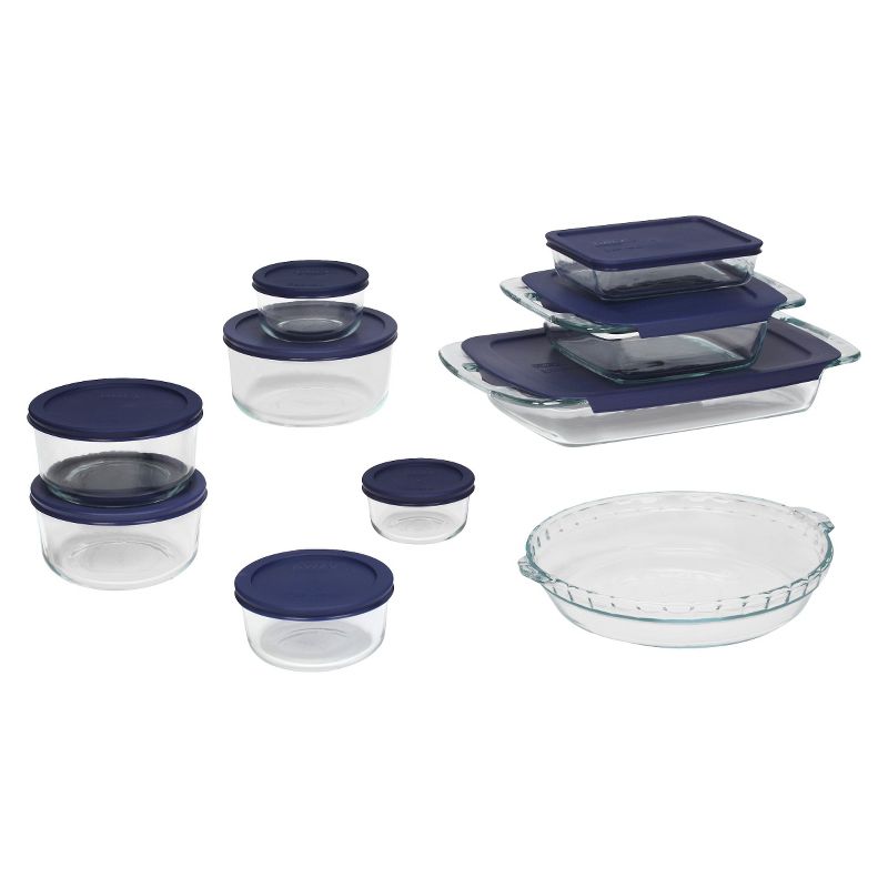 Pyrex 19pc Glass Bake and Store Set, 1 of 4