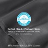 Cotton Tencel Sheet - Luxury Hotel Bedding Set, Soft, Cooling & Breathable for Hot Sleepers, Deep Pocket Up to 16 Inches - 2 of 4